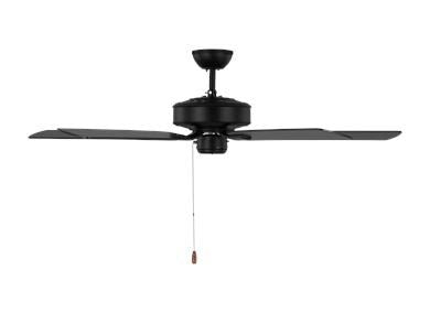 Ceiling Fan In Midnight Black With Midnight Black Blades