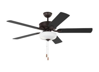 Ceiling Fan In Bronze With Bronze Blades by VC Fan Collection