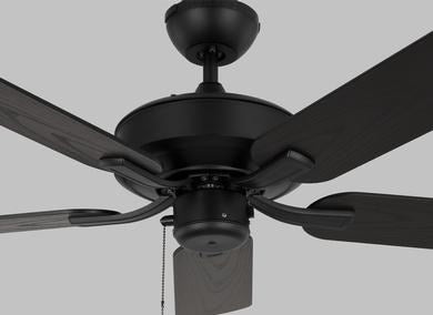 Ceiling Fan In Midnight Black With Midnight Black Blades