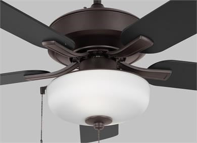 Ceiling Fan In Bronze With Bronze Blades