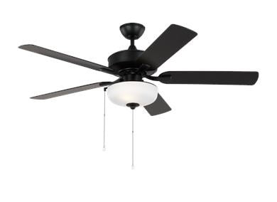 Ceiling Fan In Midnight Black With Midnight Black Blades by VC Fan Collection
