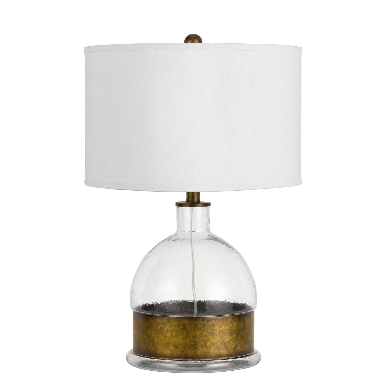 150W 3 Way Rapallo Glass/Metal Table Lamp by CAL Lighting