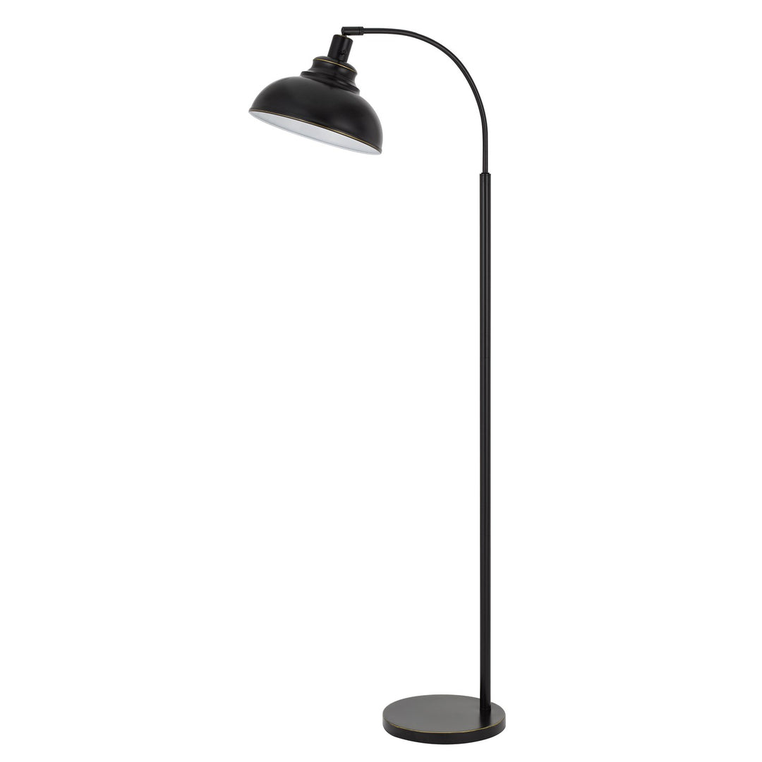60W Dijon Adjustable Metal Floor Lamp With Weight Base And On Off Socket Switch by CAL Lighting