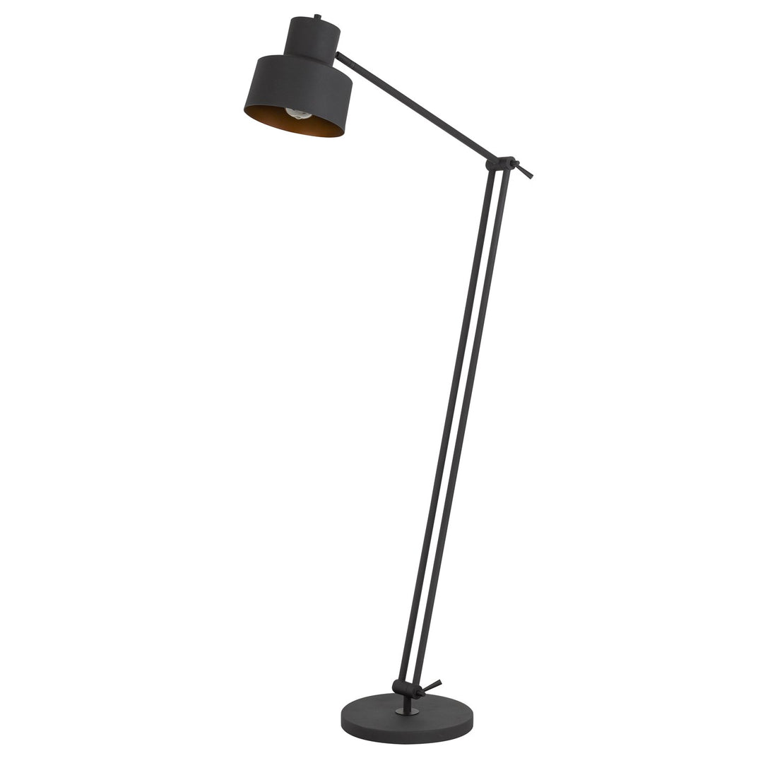 60W Davidson Metal Floor Lamp With Weighted Base; Adjustable Upper by CAL Lighting