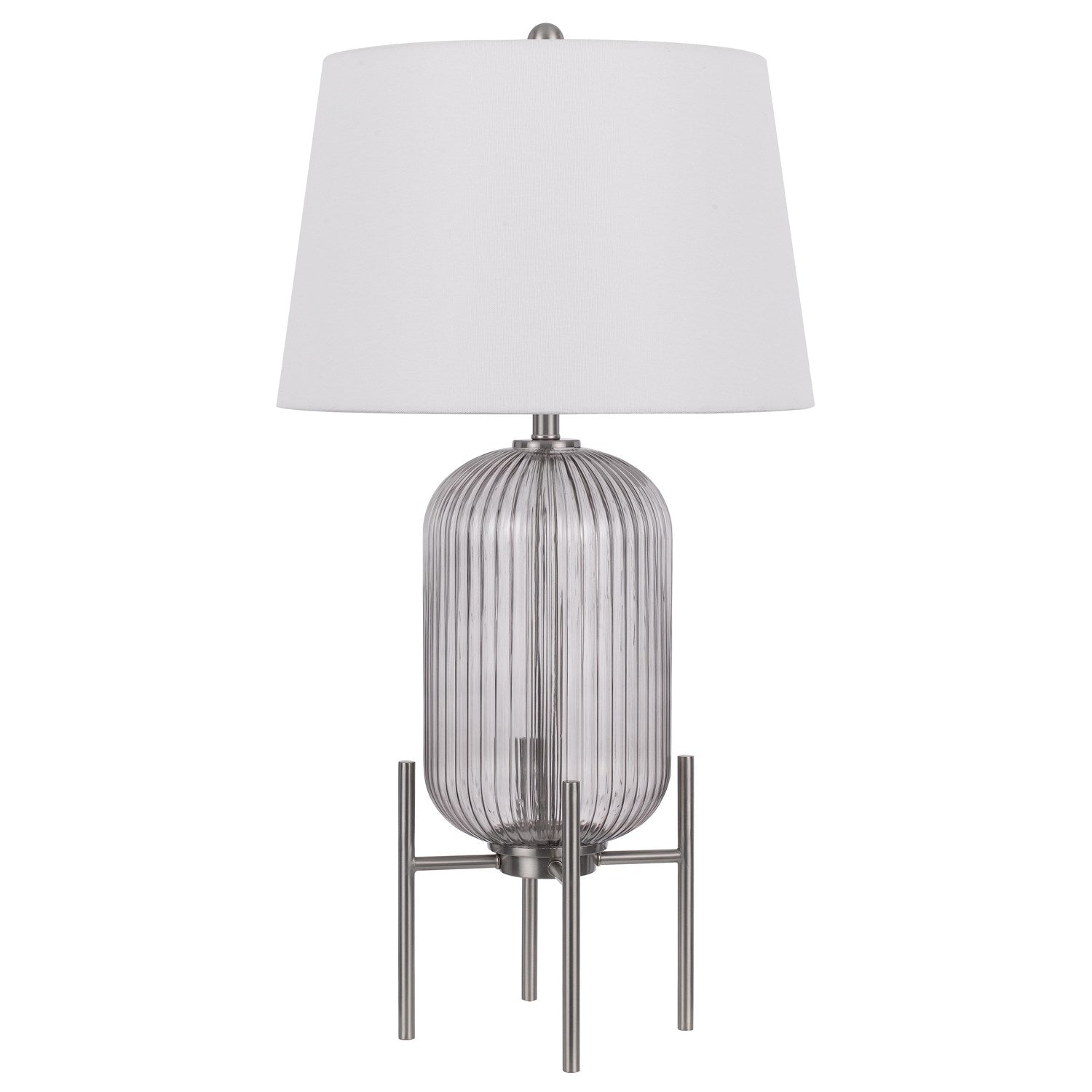 150W 3 Way Belleville Fluted Glass Table Lamp by CAL Lighting