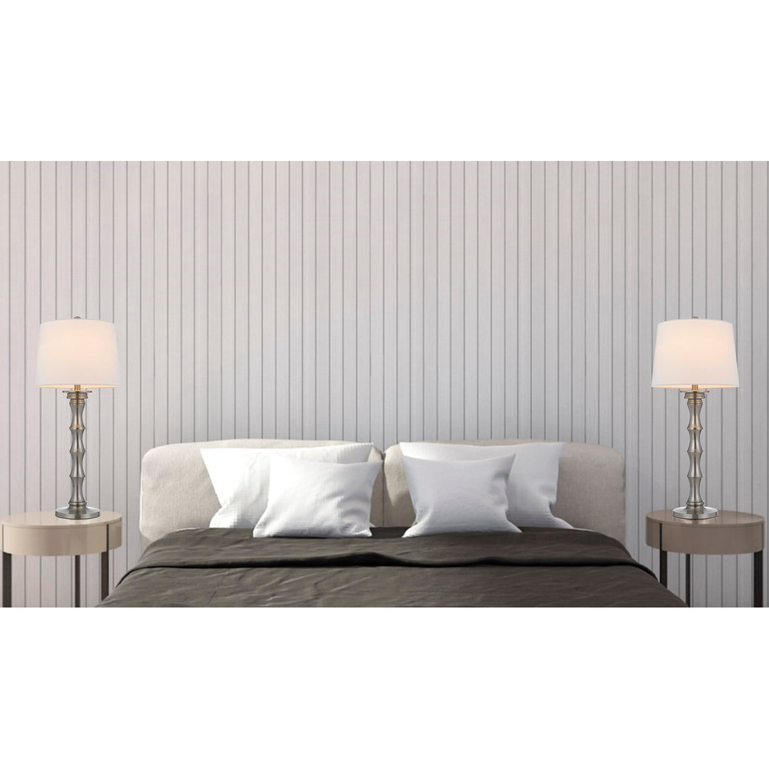 150W 3 Way Rockland Metal Table Lamp. Priced And Sold As Pairs
