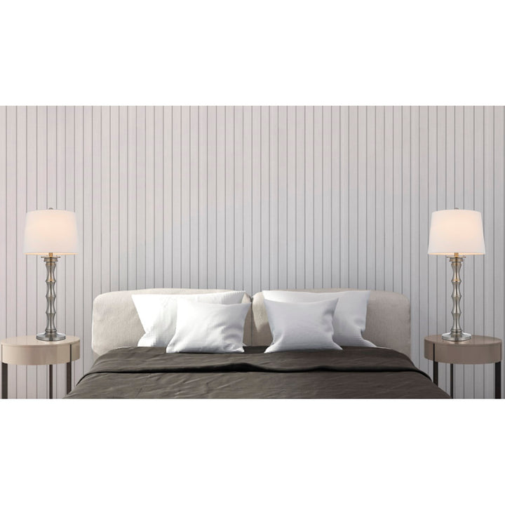 150W 3 Way Rockland Metal Table Lamp. Priced And Sold As Pairs