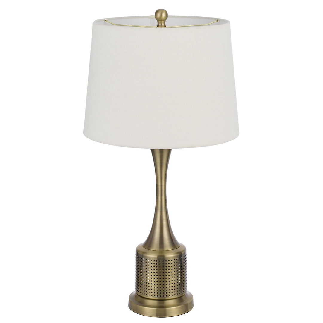 100W Toccoa Metal Table Lamp. Priced And Sold As Pairs