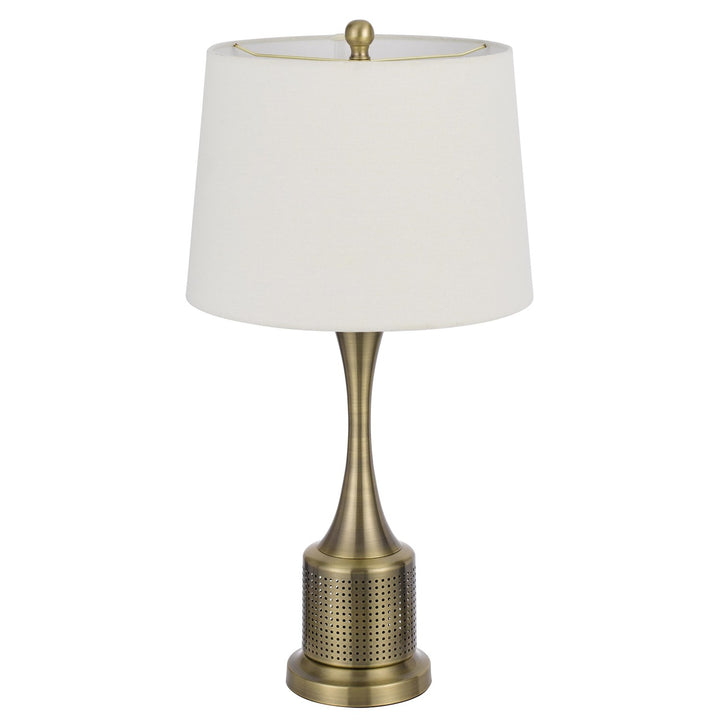 100W Toccoa Metal Table Lamp. Priced And Sold As Pairs
