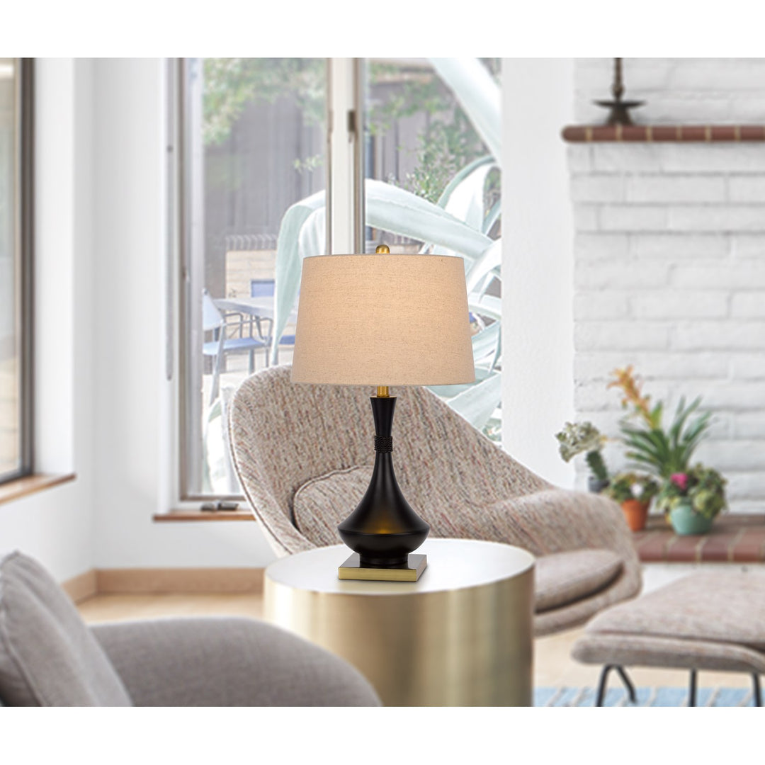 100W Hilo Metal Table Lamp. Priced And Sold As Pairs