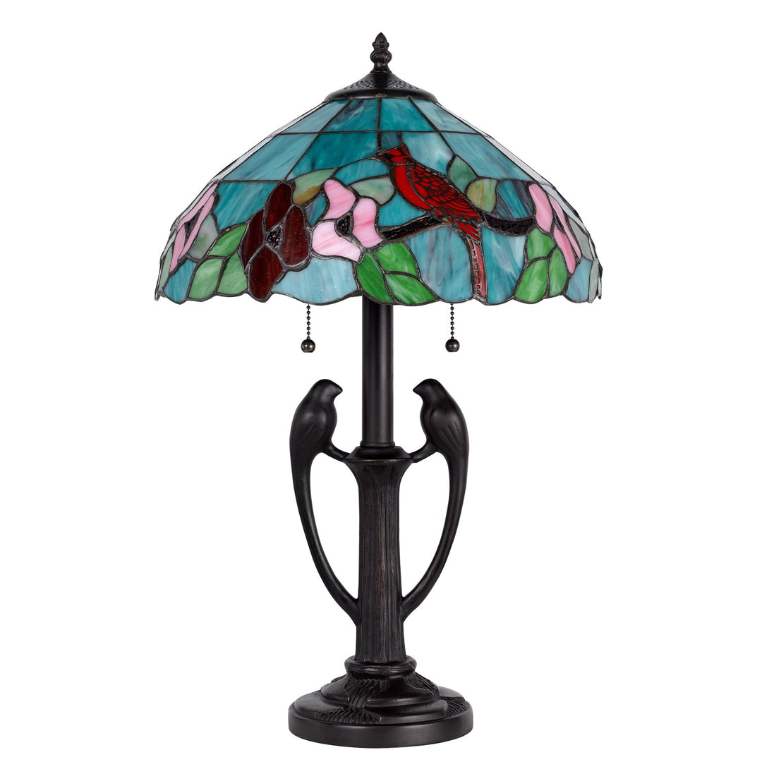 60W X 2 Tiffany Table Lamp