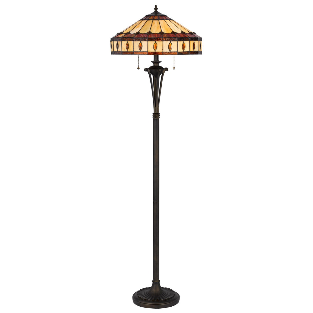 60W X 2 Tiffany Floor Lamp by CAL Lighting