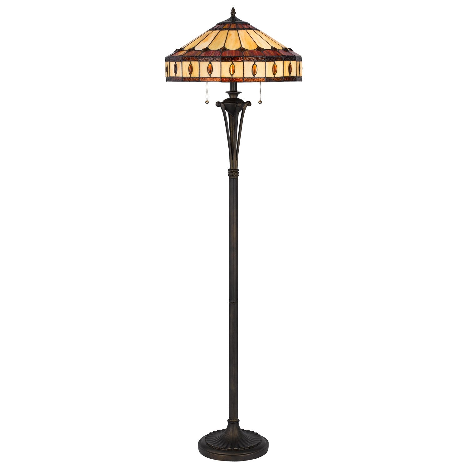 60W X 2 Tiffany Floor Lamp by CAL Lighting