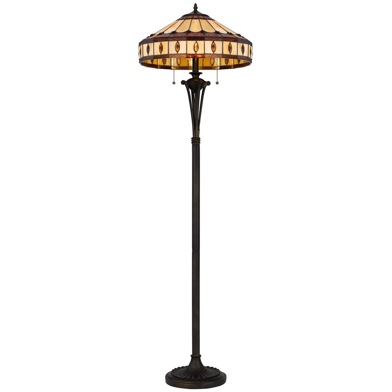 60W X 2 Tiffany Floor Lamp