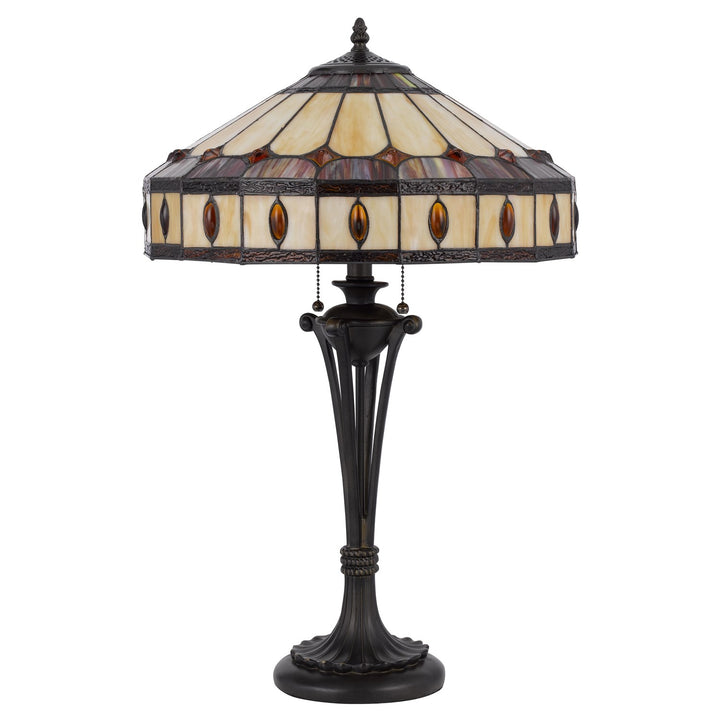 60W X 2 Tiffany Table Lamp