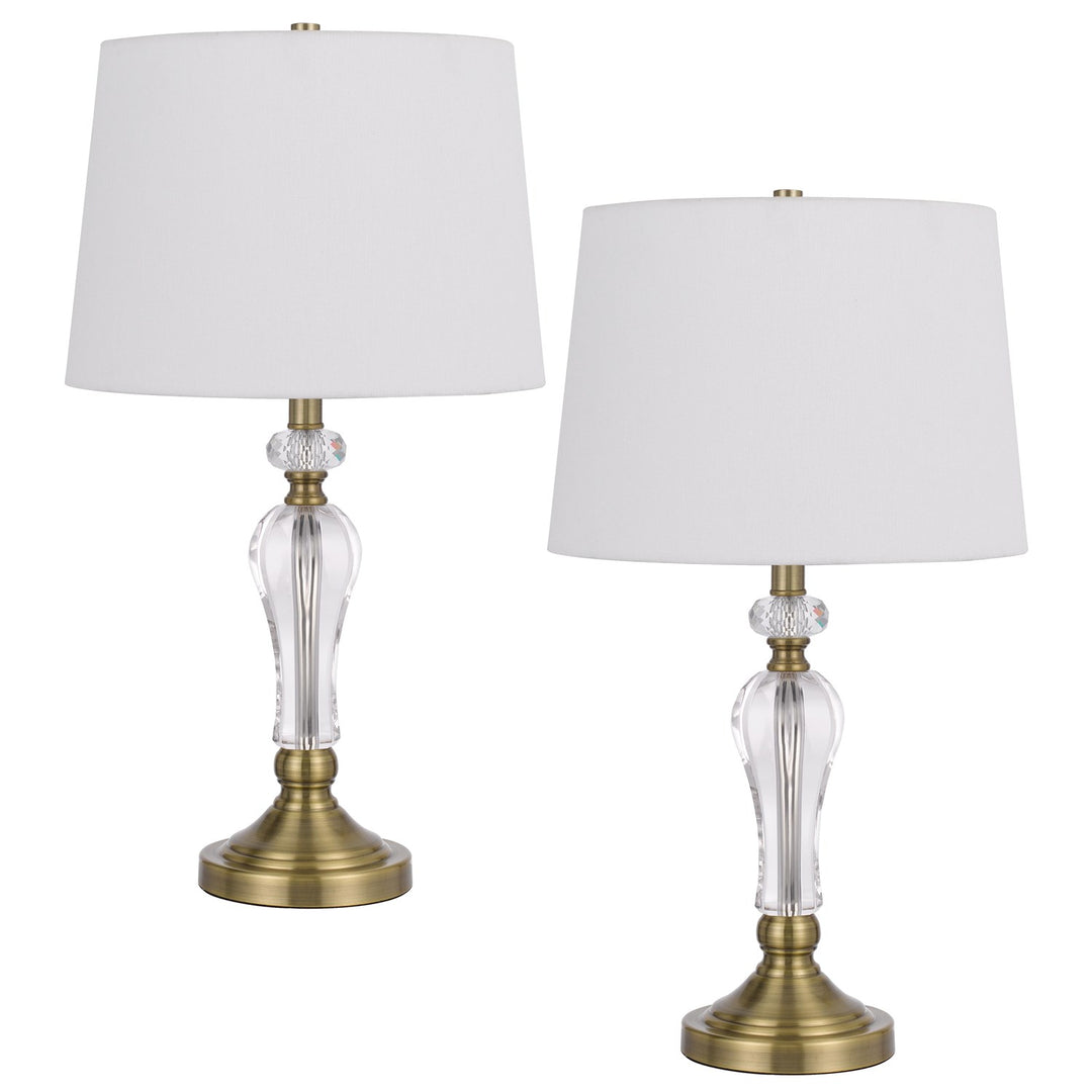 100W Eastham Crystal Table Lamp - Sold And Priced As A Pair by CAL Lighting
