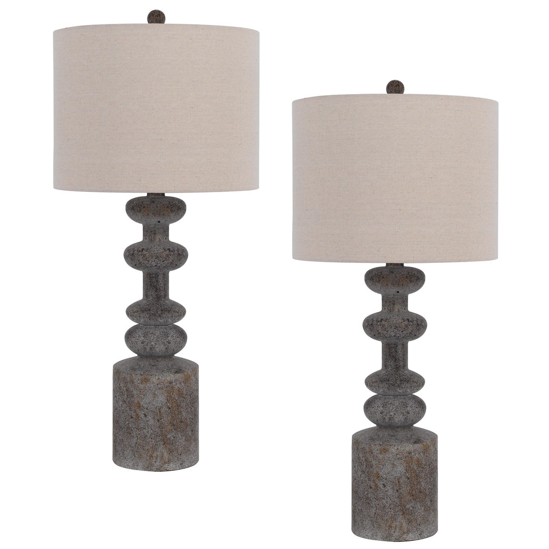 150W 3 Way Blackfoot Resin Table Lamp. Priced And Sold As Pairs by CAL Lighting