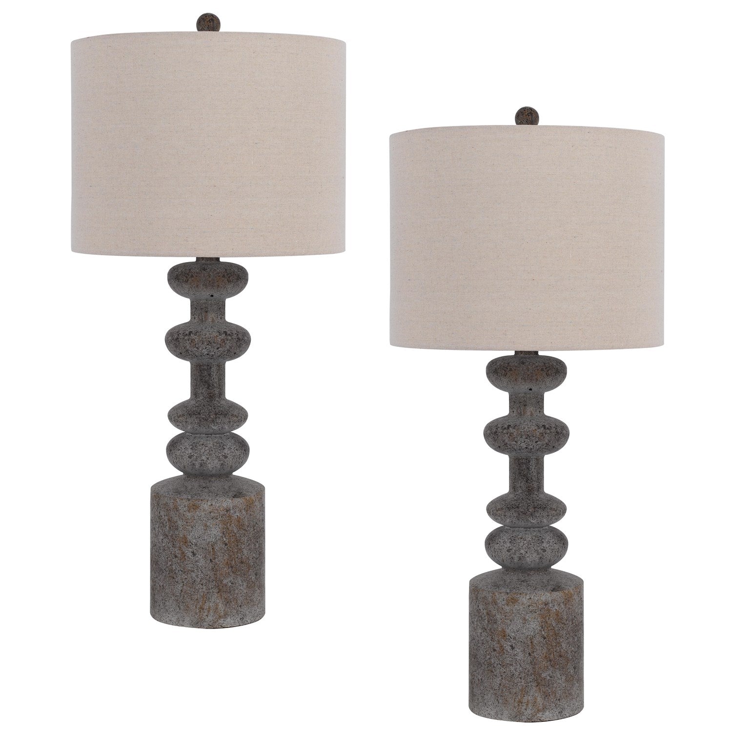 150W 3 Way Blackfoot Resin Table Lamp. Priced And Sold As Pairs by CAL Lighting