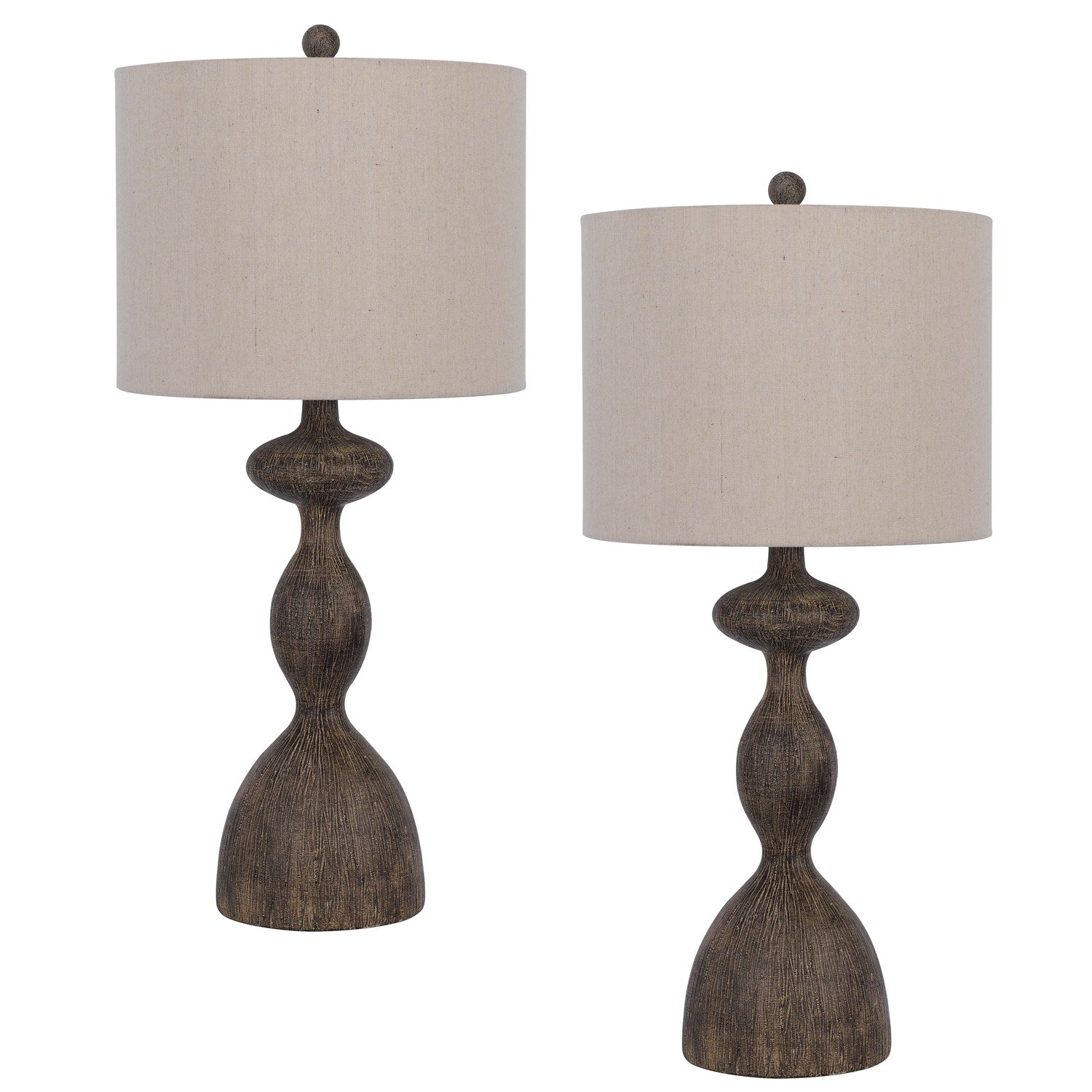 150W 3 Way Nampa Resin Table Lamp. Priced And Sold As Pairs. by CAL Lighting