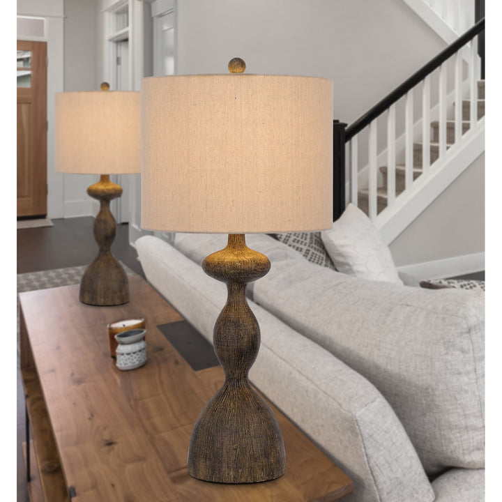 150W 3 Way Nampa Resin Table Lamp. Priced And Sold As Pairs.