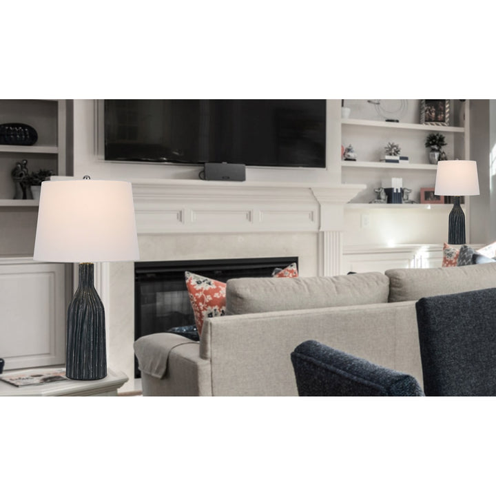 100W Irvington Ceramic Table Lamp. Priced And Sold As Pairs