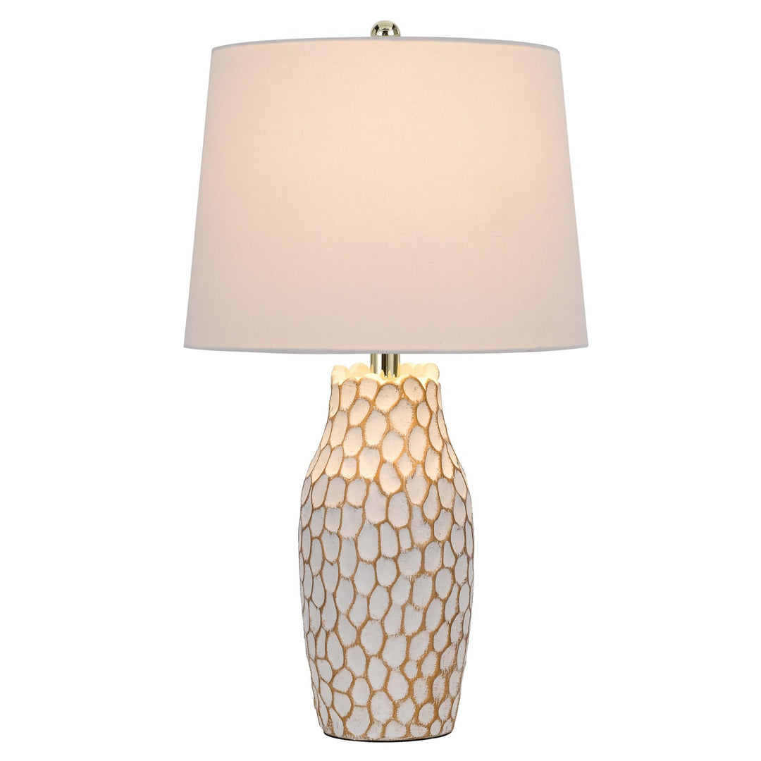 100W Elmira Ceramic Table Lamp. Priced And Sold As Pairs