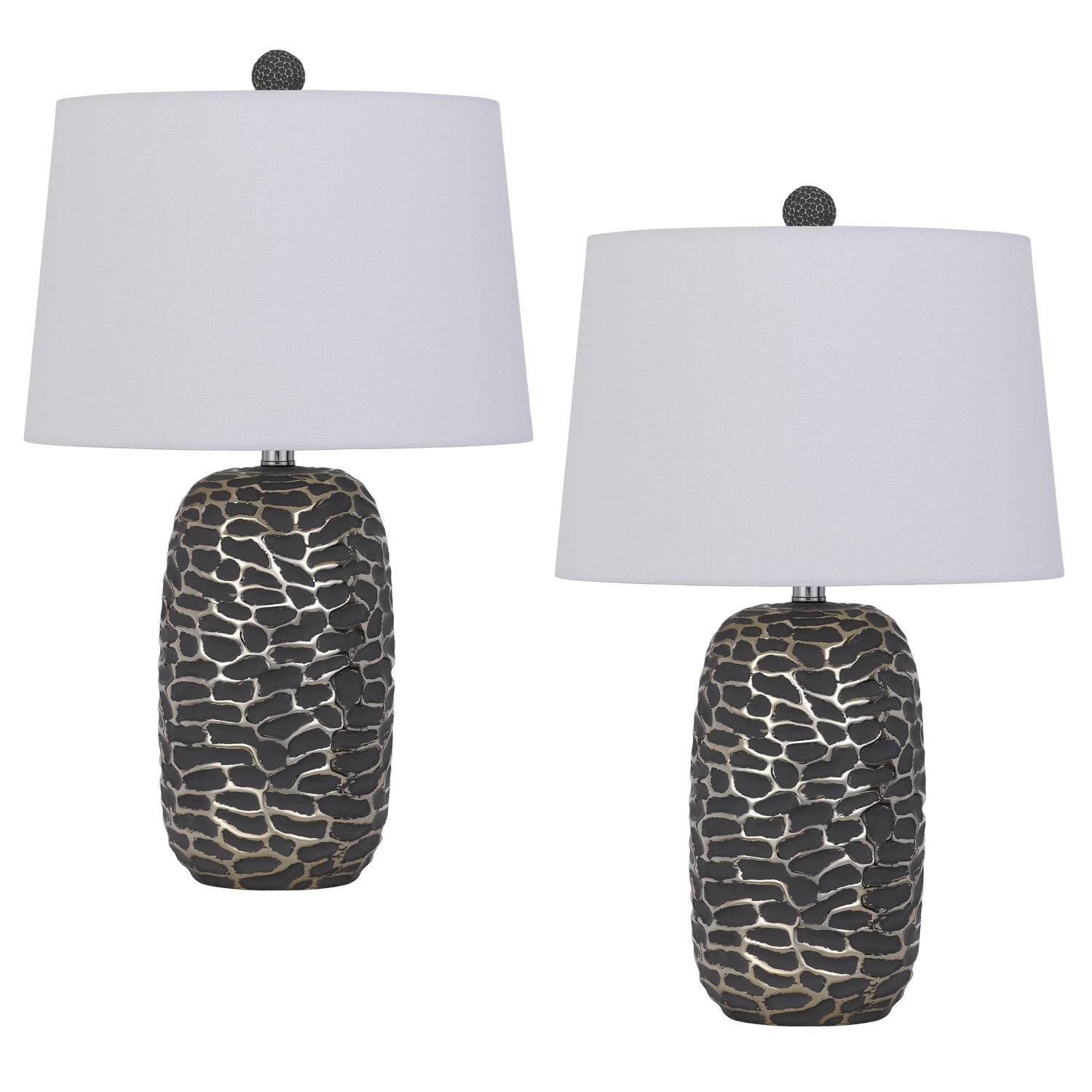 150W 3 Way Menlo Resin Table Lamp by CAL Lighting