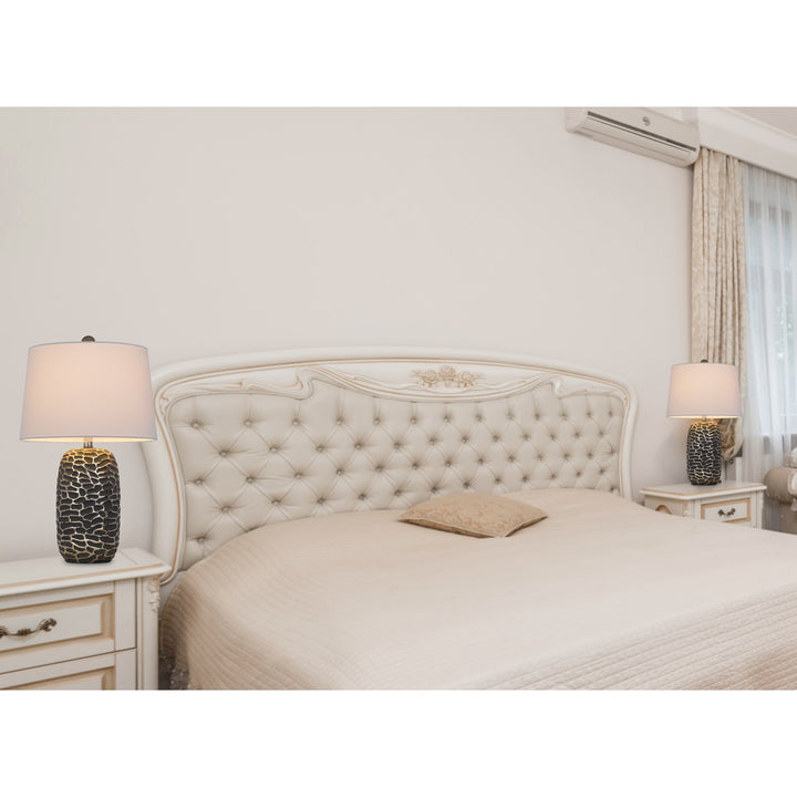 150W 3 Way Menlo Resin Table Lamp