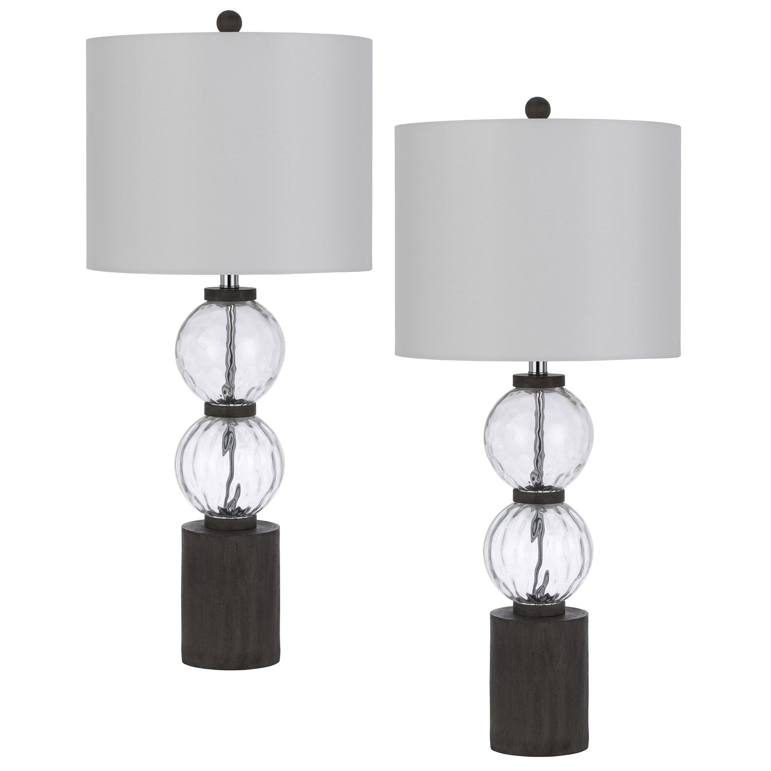 150W 3 Way Mystic Glass/Resin Table Lamp by CAL Lighting