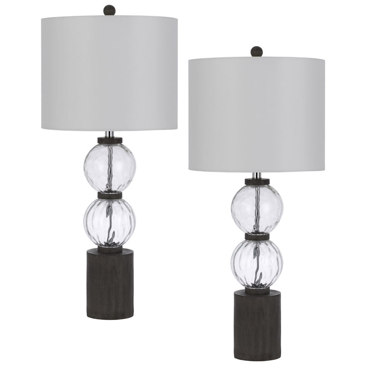 150W 3 Way Mystic Glass/Resin Table Lamp by CAL Lighting