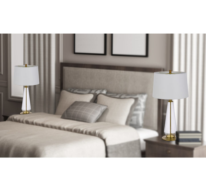150W 3 Way Southington Glass Table Lamp