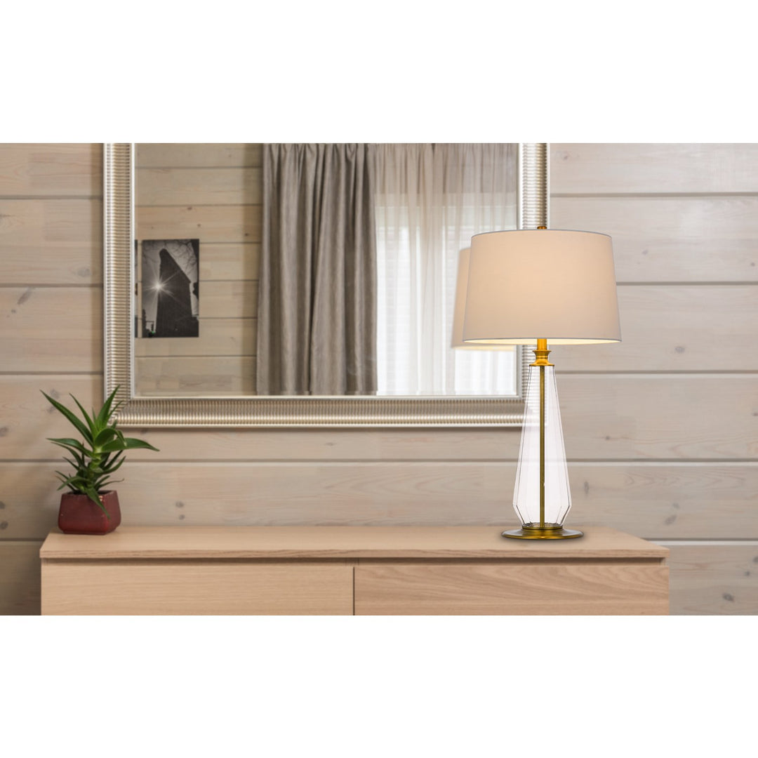 150W 3 Way Southington Glass Table Lamp