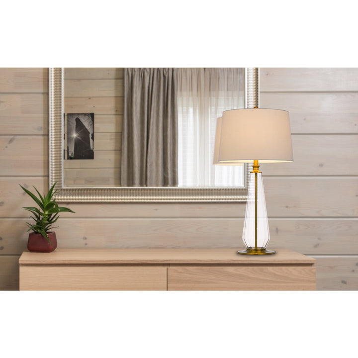 150W 3 Way Southington Glass Table Lamp