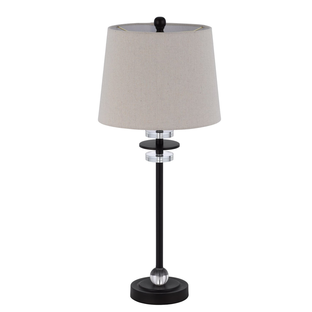 60W Sitka Buffet Lamp With Crystal Accent Font
