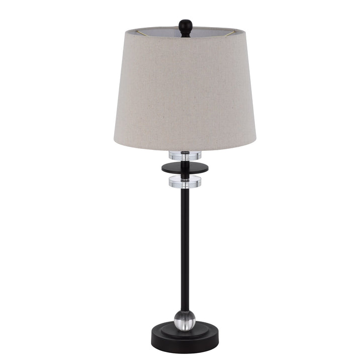 60W Sitka Buffet Lamp With Crystal Accent Font
