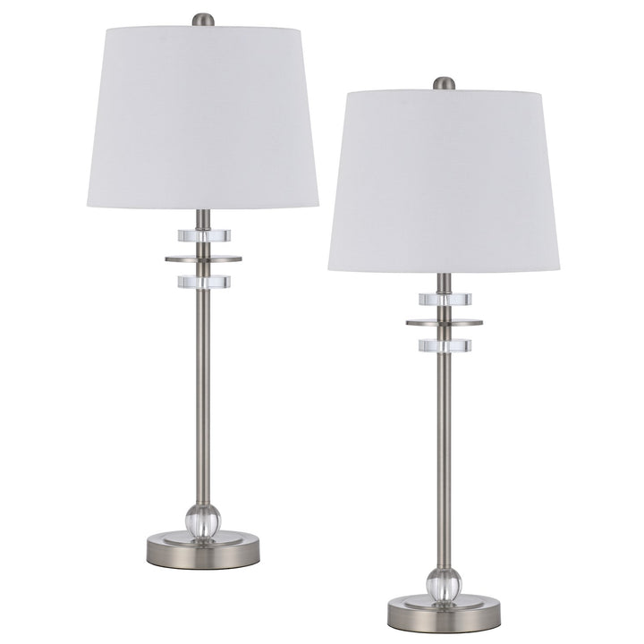 60W Sitka Buffet Lamp With Crystal Accent Font by CAL Lighting