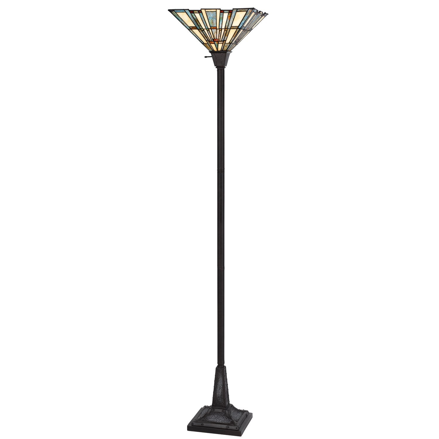 150W 3 Way Metal/Resin Tiffany Torchiere by CAL Lighting