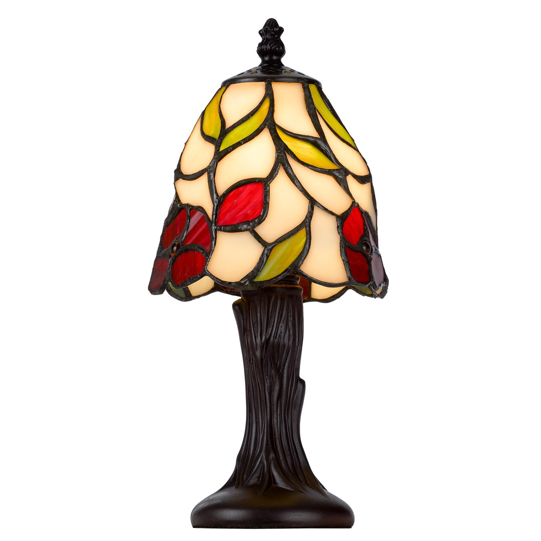 40W Metal/Resin Tiffany Accent Lamp With Inline Switch
