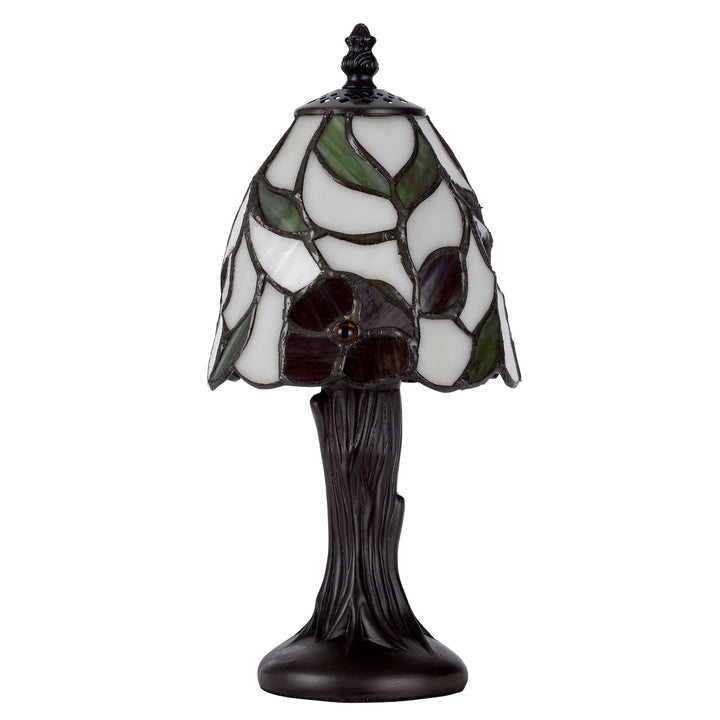 40W Metal/Resin Tiffany Accent Lamp With Inline Switch