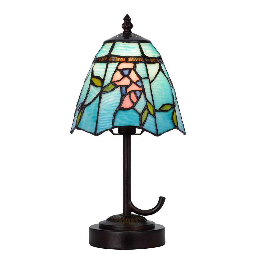 40W Metal/Resin Tiffany Accent Lamp With Inline Switch by CAL Lighting