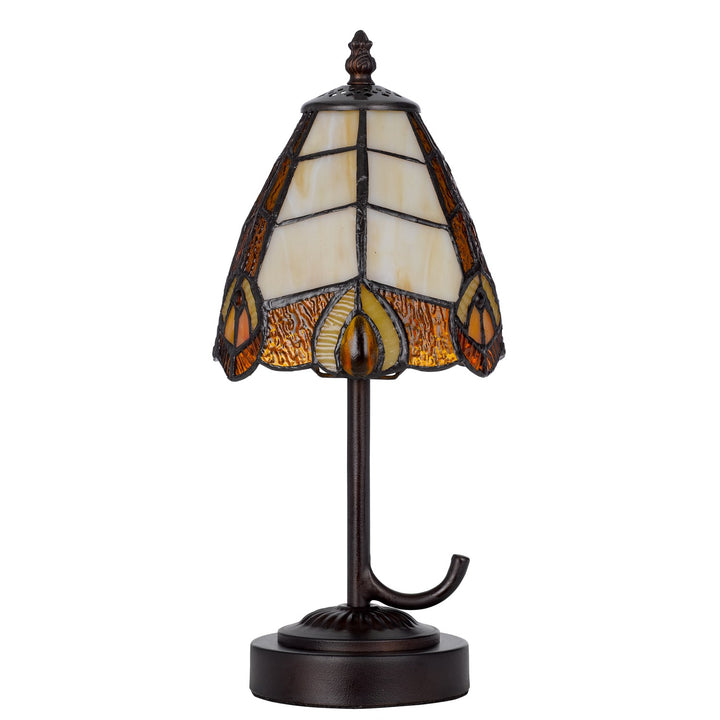 40W Metal/Resin Tiffany Accent Lamp With Inline Switch