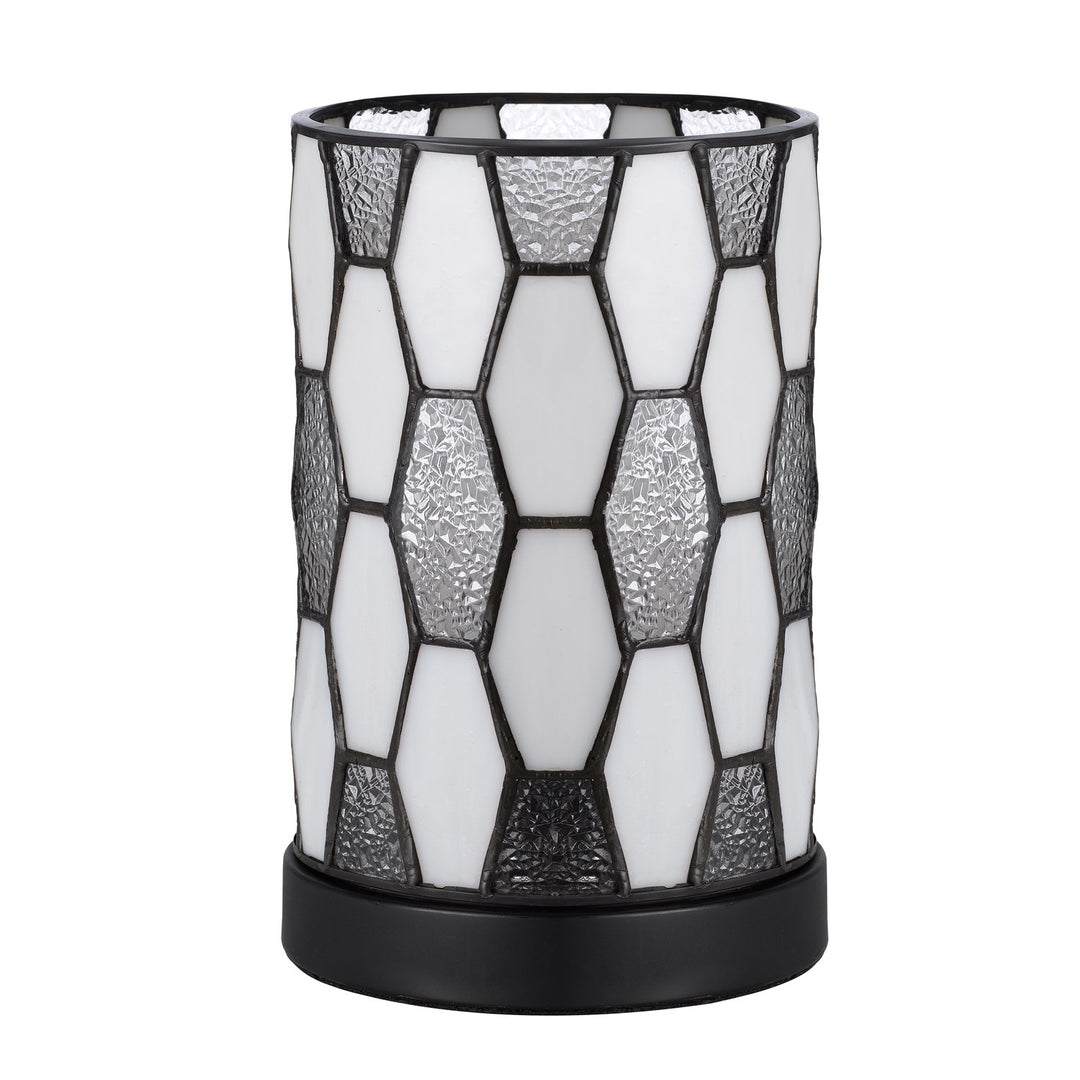 40W Metal/Resin Tiffany Accent Lamp With Inline Switch