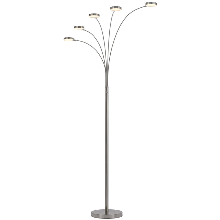 Malibu Intergrated Led 8W X 5 Metal Arc Floor Lamp