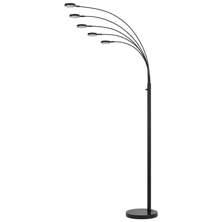 Malibu Intergrated Led 8W X 5 Metal Arc Floor Lamp