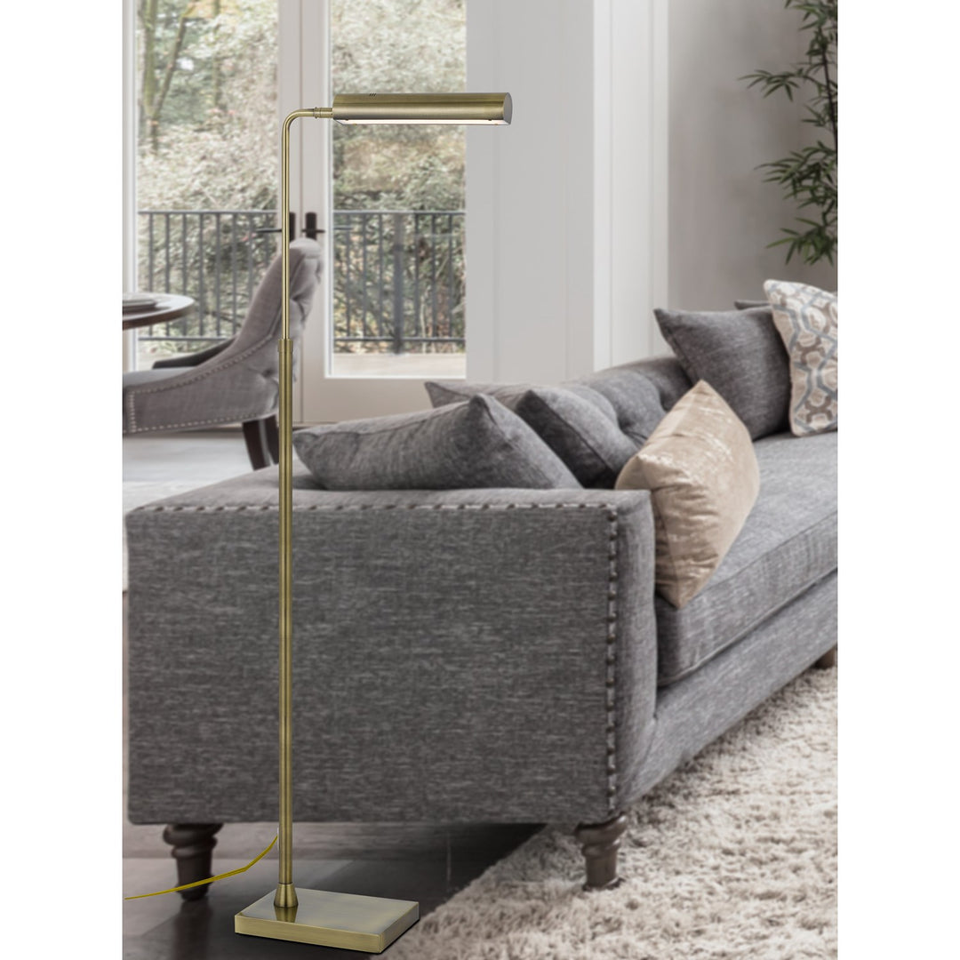 Delray 17W; 3000K Non Dimmable Integrated Led Metal Floor Lamp