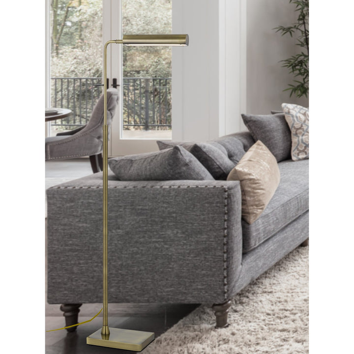 Delray 17W; 3000K Non Dimmable Integrated Led Metal Floor Lamp