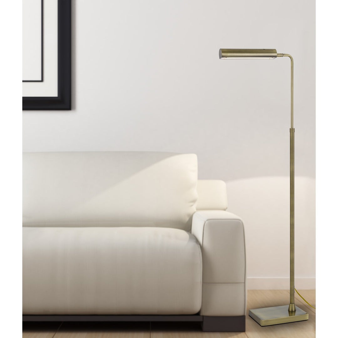 Delray 17W; 3000K Non Dimmable Integrated Led Metal Floor Lamp