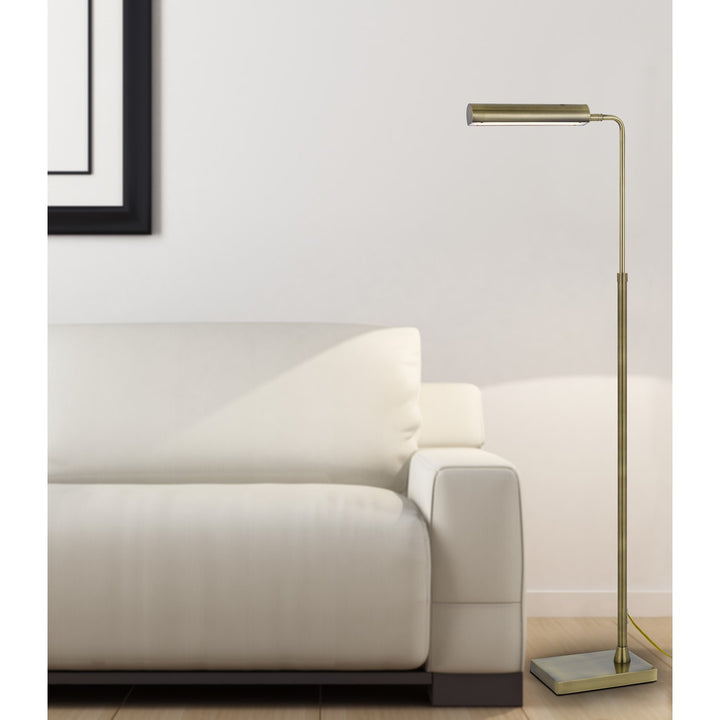 Delray 17W; 3000K Non Dimmable Integrated Led Metal Floor Lamp