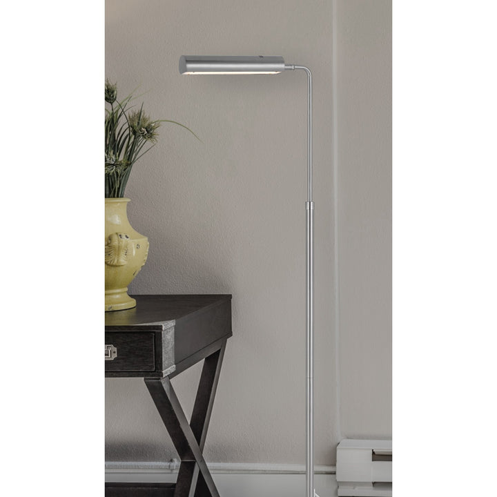 Delray 17W; 3000K Non Dimmable Integrated Led Metal Floor Lamp