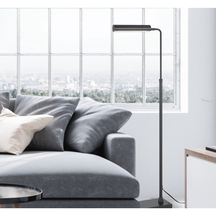 Delray 17W; 3000K Non Dimmable Integrated Led Metal Floor Lamp